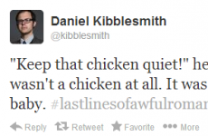 Last lines of awful romance novels is the hashtag that keeps on giving