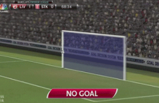HawkEye used for the first time in the Premier League