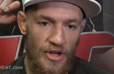 Conor McGregor talks Guinness and the K Club in his post-fight interview