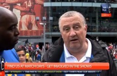 'You should be ashamed of yourself!' This Arsenal fan was not impressed with what he saw yesterday