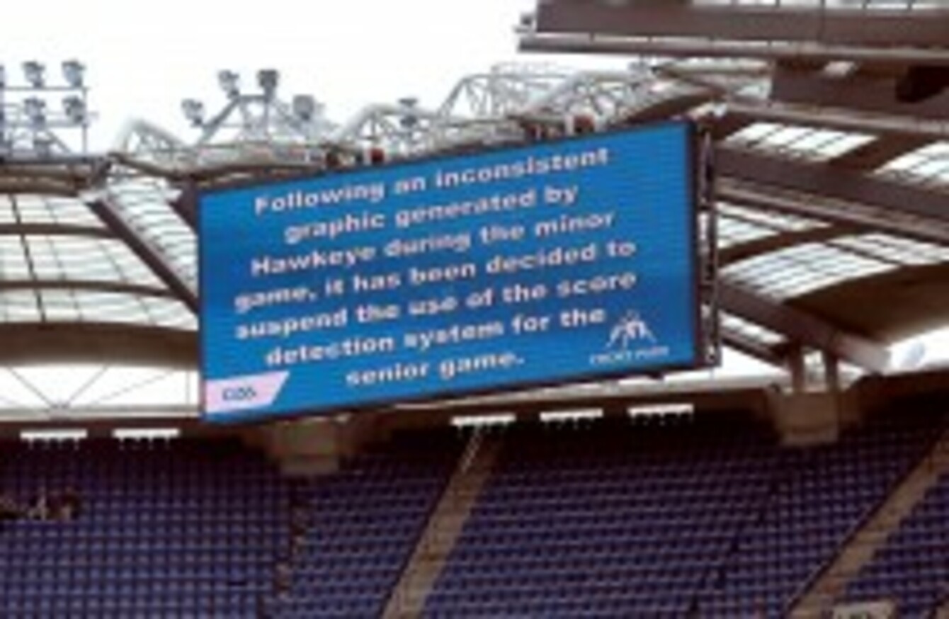 GAA set to investigate HawkEye system following error · The42