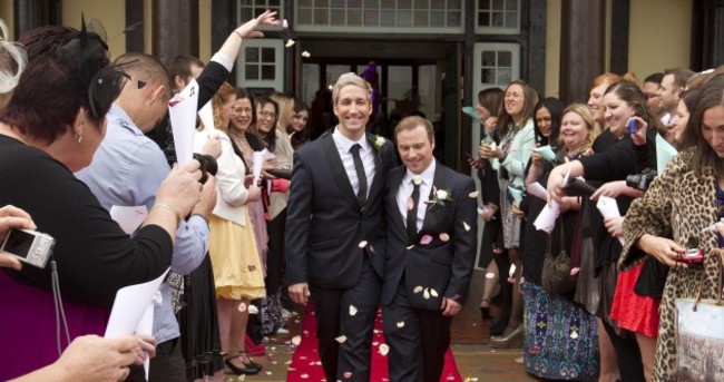 Joy and celebration as New Zealand celebrates first same-sex weddings