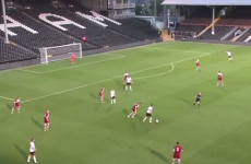 A cracking goal from the U21 Premier League