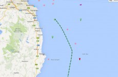 Cargo ship runs aground off Dublin coast