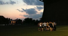 Snapshot: Hoboken hurlers prepare for final as darkness falls on New York City