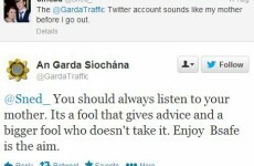 The Garda Traffic account is at it again