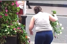 VIDEO: ‘Brazen’ woman steals flowers from city centre display
