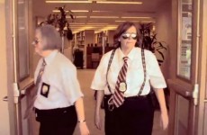 Beastie Boys' Sabotage video, recreated in a library