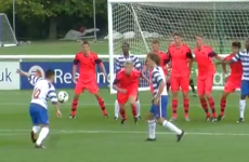 You just don't see enough free kicks like this