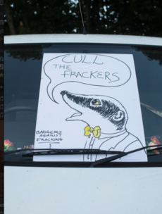 PICS: When fracking came to the English countryside