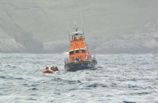 Pics: Four rescued off Achill after attaching boat to lobster pots to avoid being wrecked