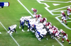 This is the luckiest touchdown you'll see all week