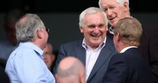 Pics: Enda Kenny met Bertie Ahern at Croke Park yesterday