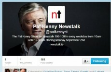 Pat Kenny has joined Twitter (kind of)