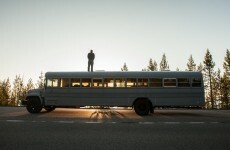 Student makes inventive use of a school bus to take a holiday