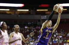 WNBA player headbutts team-mate trying to celebrate