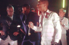 Check out Colin Powell dancing to Get Lucky