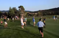 Million dollar hole-in-one captured in suitably shaky phone footage