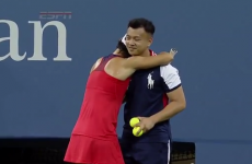 Serena Williams' US Open opponent got so fed up that she needed a hug from a ball boy