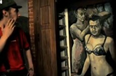 Police seize 'Putin in women's underwear' painting