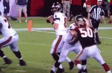 This is the best American football tackle you'll see all pre-season