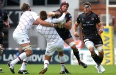 Flood hospitalised as Ulster ship 30 points to Leicester Tigers