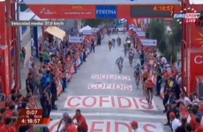 Nicolas Roche denied Vuelta lead by 1 second after thrilling finish