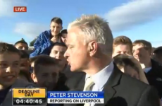 Sky Sports presenter loses his Deadline Day cool with Liverpool fans