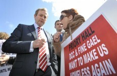 Enda Kenny promises to help Priory Hall residents