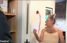 Jon Stewart returns to the Daily Show as Miley Cyrus