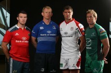Full Pro12 line-ups for the Irish provinces this weekend