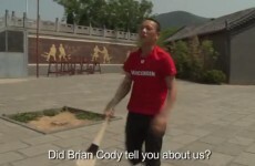 Des Bishop reveals 'kung-fu hurling' in China ahead of All-Ireland decider