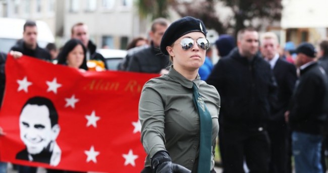 PICTURES: Huge garda presence for Alan Ryan anniversary march