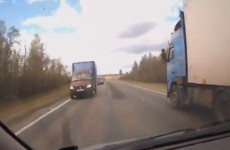 WATCH: Crazy compilation of close-calls with trucks