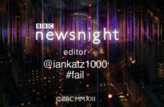 Newsnight acknowledges editor's Twitter mishap in credits