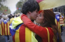 Catalans make a human chain for independence