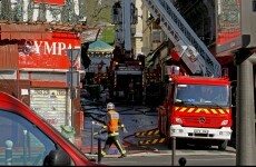 Historic French theatre goes up in flames