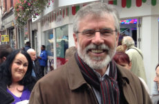 'I can't kiss you on the lips': Little talk of Seanad as Gerry Adams canvasses in Dublin