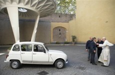 This nearly 30-year-old car is set to replace the Popemobile*