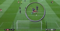 Was this challenge on Ashley Young a penalty?