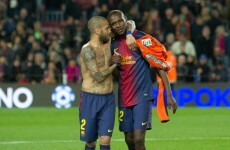 Dani Alves offered Eric Abidal part of his liver for transplant