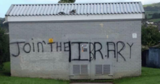 Unpleasant graffiti changed to useful message in Strabane