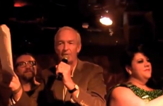 VIDEO: Jon Snow performs Park Life on stage at charity lunch