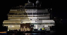 'A perfect operation': Costa Concordia pulled upright off Italian coast overnight [PICS]