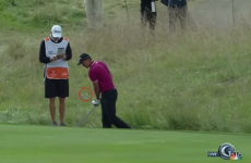 Henrik Stenson hits ball into the water, hulk smashes his driver in rage