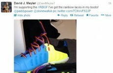 Ireland’s David Meyler will be wearing rainbow laces this weekend