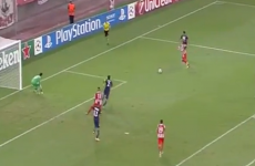 Olympiakos' first goal tonight was a little bit special