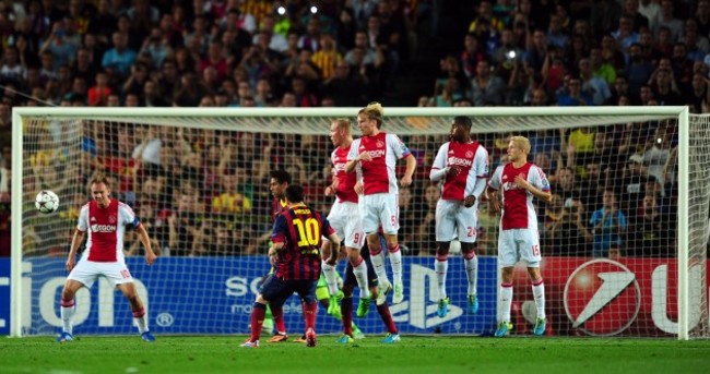 Lionel Messi scores a brilliant hat-trick as Barca overcome Ajax