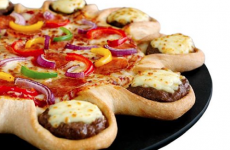You can now buy a Cheeseburger Crust Pizza in Ireland