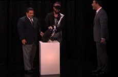 Aaron Paul plays with puppies on Jimmy Kimmel